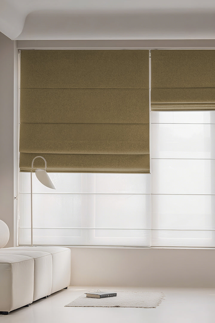 Perfect Darkness Drapery Art-Ultimate Blackout Roman Shades