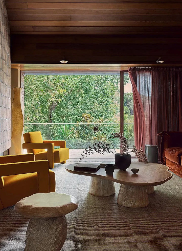 Natural Linen Colorful Curtains