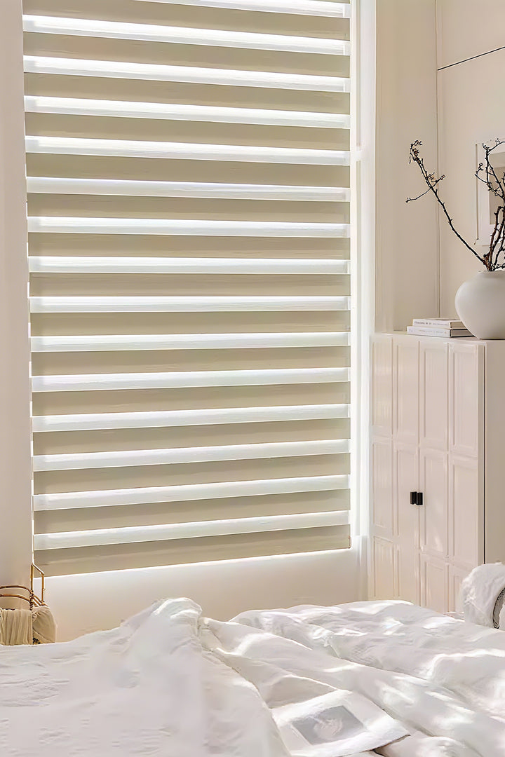 Radiant Sheer Zebra Curtains in Solid Hues
