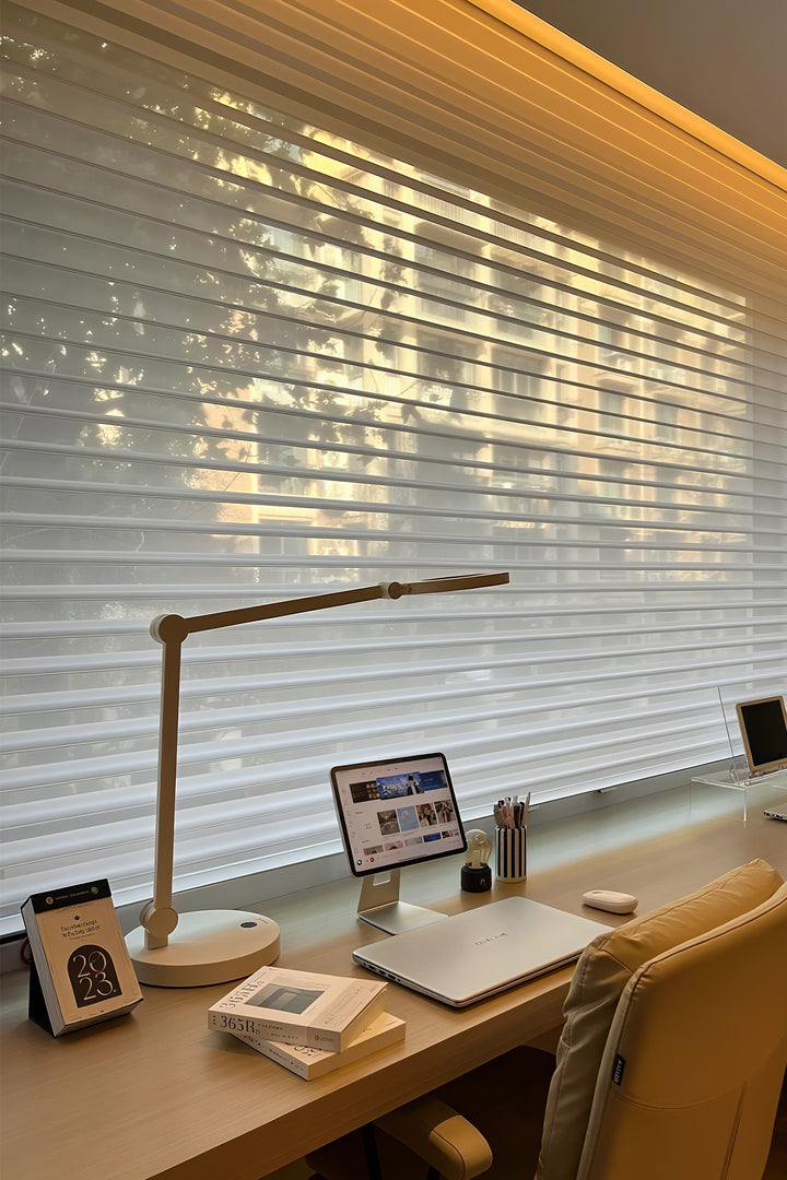 Pleated Privacy Curtains with Effortless Smooth Roll-Up
