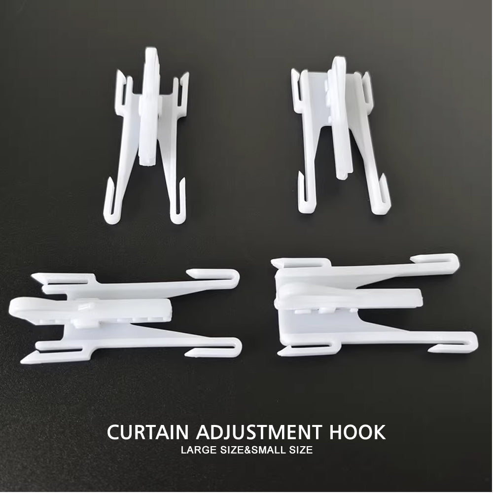 Butterfly Drapery Hooks(Dense Weave & Height-Adjustable Fixing Hooks)