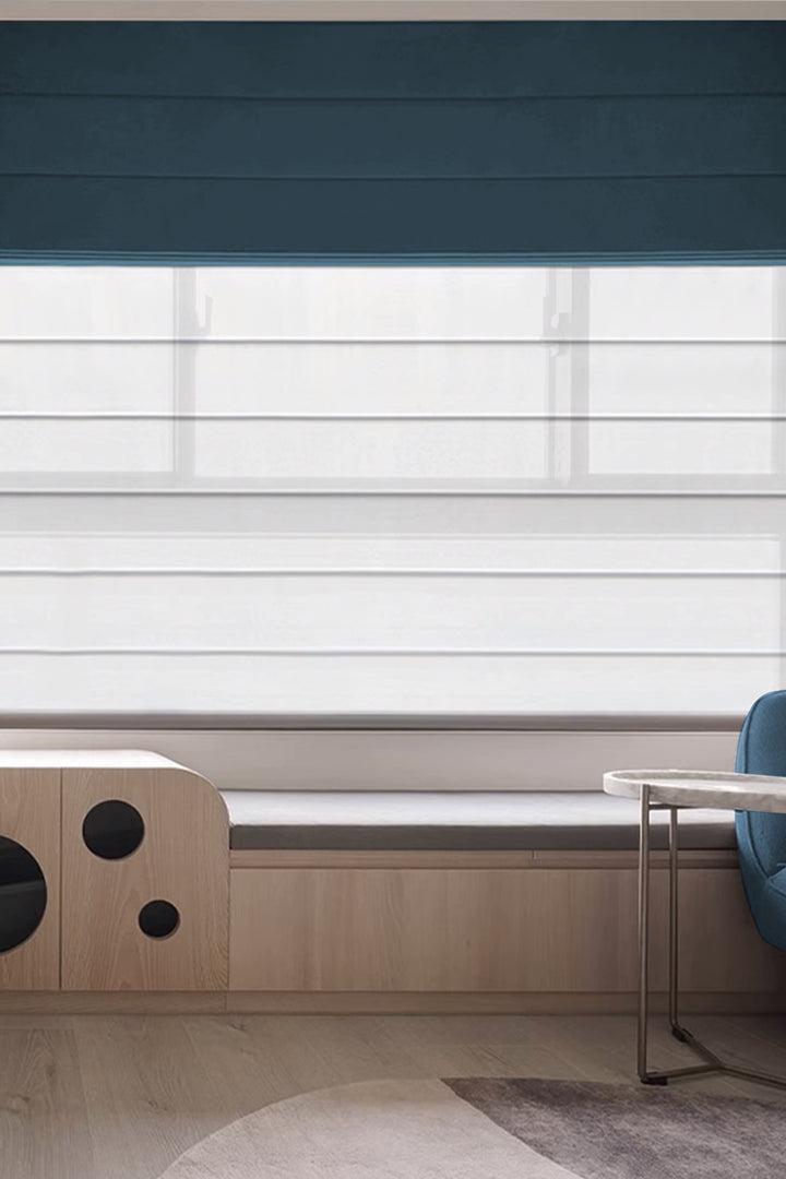 Perfect Darkness Drapery Art-Ultimate Blackout Roman Shades