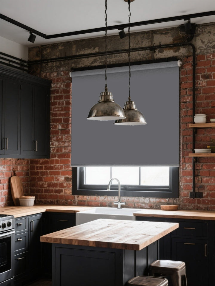 Luxury Double-Sided Waterproof Roller Shade - 100% Moisture Proof Blackout Shades - PE Coated Both Sides