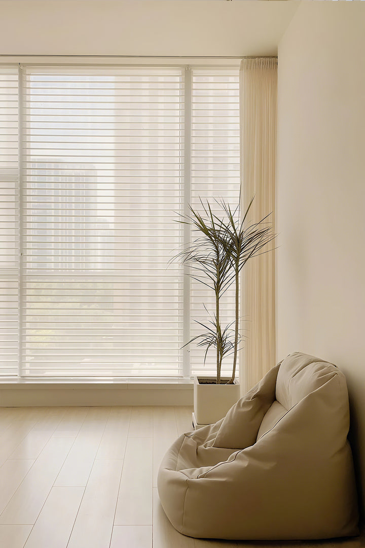 Pleated Privacy Curtains with Effortless Smooth Roll-Up