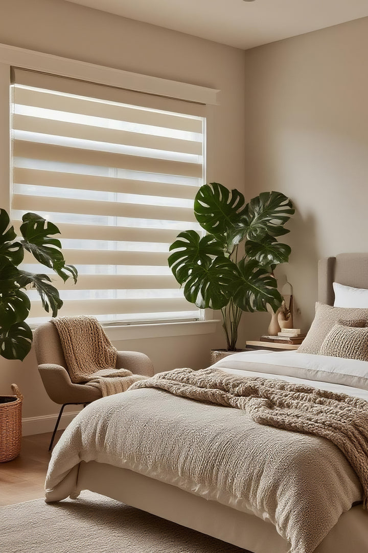 Retro Chic Zebra Semi-Shade Curtain Trendy Accent