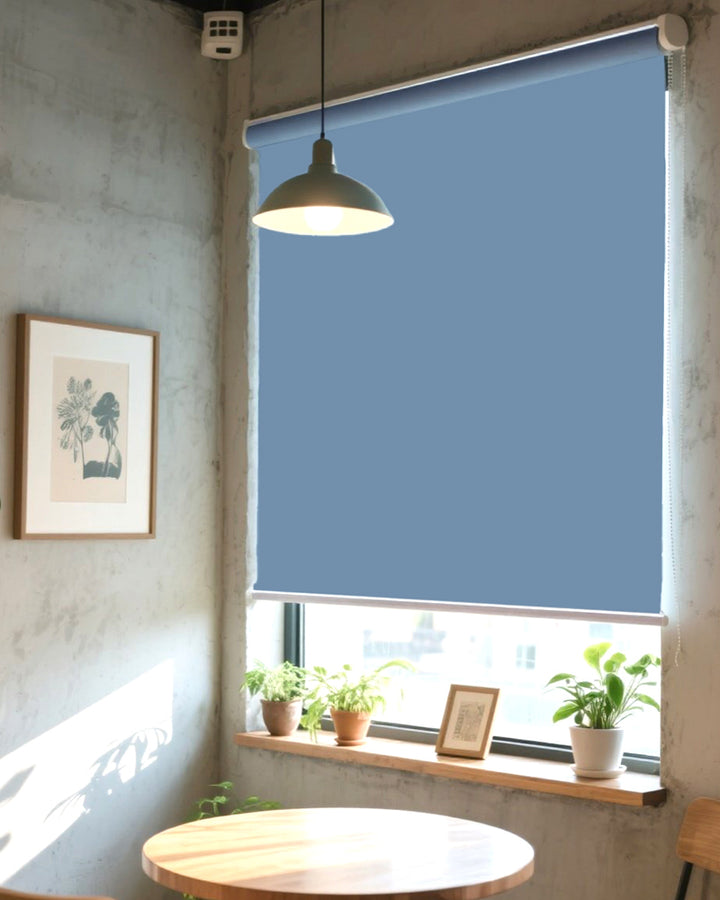 Luxury Double-Sided Waterproof Roller Shade - 100% Moisture Proof Blackout Shades - PE Coated Both Sides