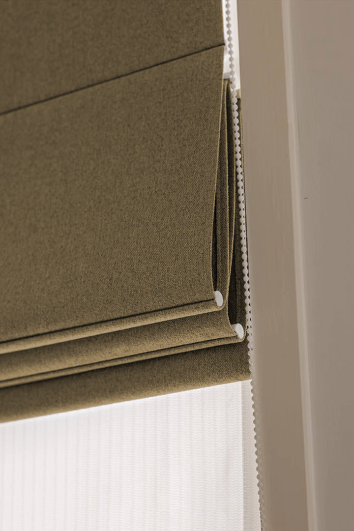 Perfect Darkness Drapery Art-Ultimate Blackout Roman Shades