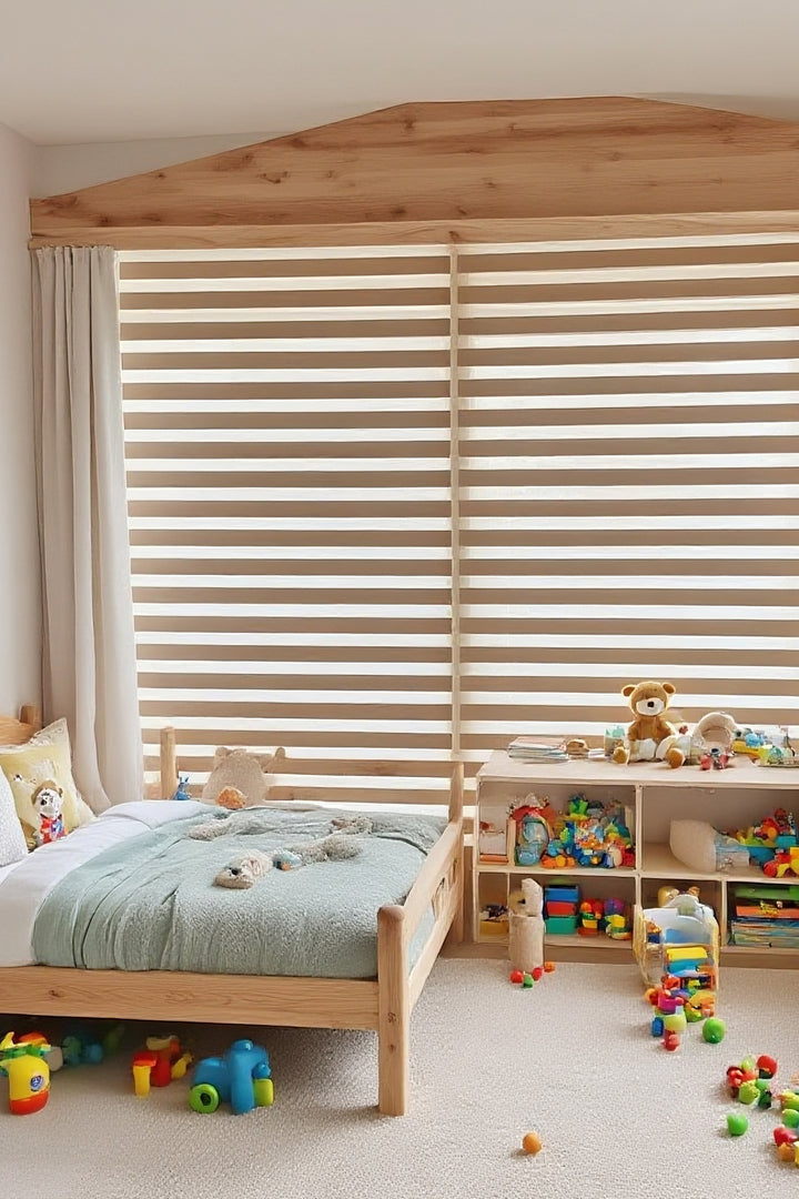 Retro Chic Zebra Semi-Shade Curtain Trendy Accent