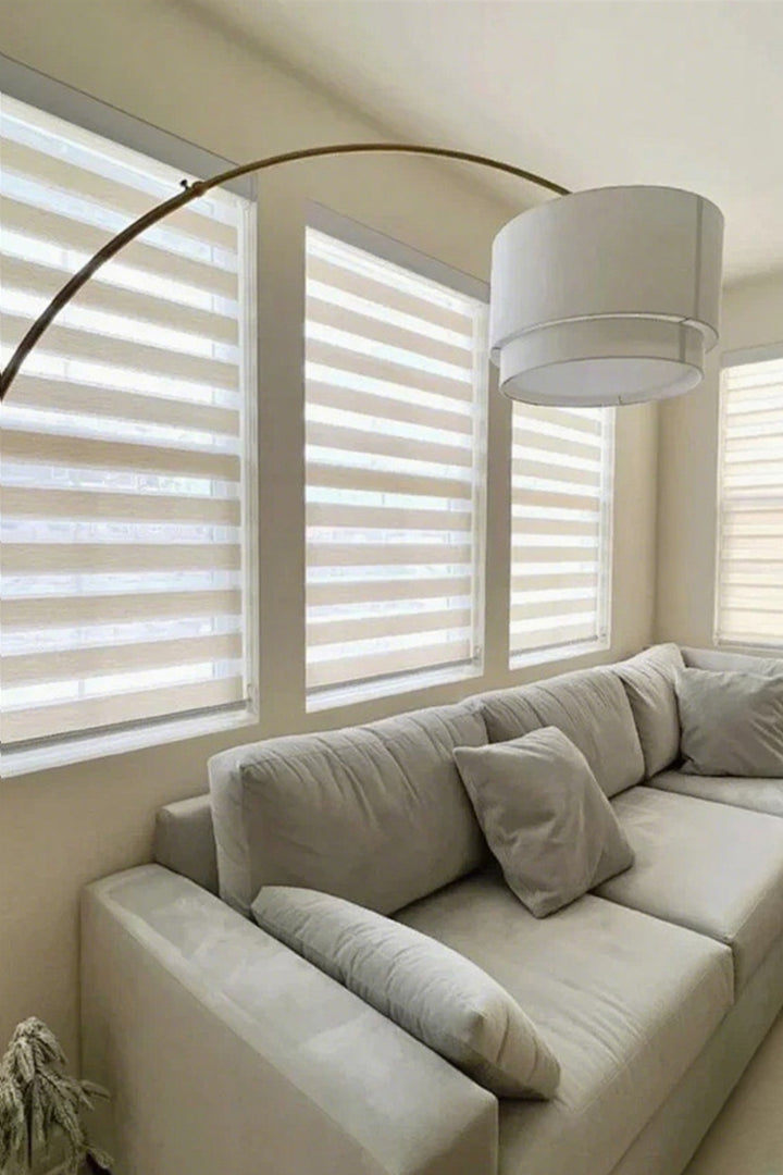 Radiant Sheer Zebra Curtains in Solid Hues