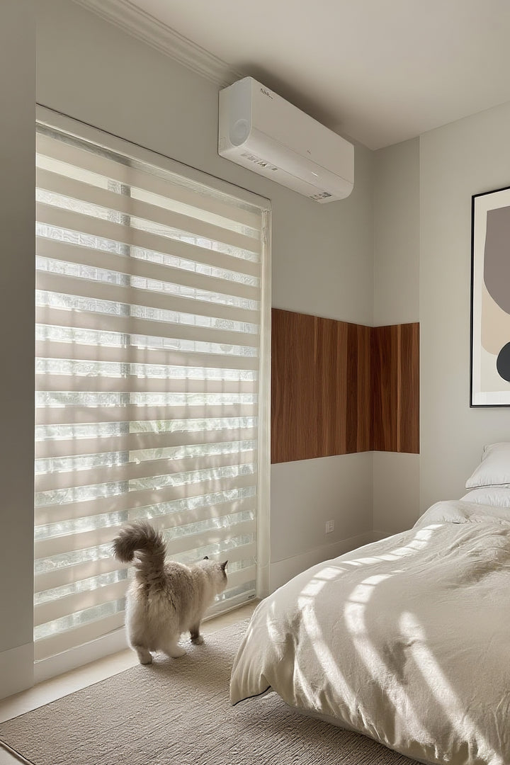 Retro Chic Zebra Semi-Shade Curtain Trendy Accent