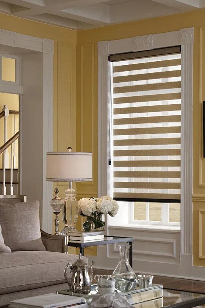 Retro Chic Zebra Semi-Shade Curtain Trendy Accent