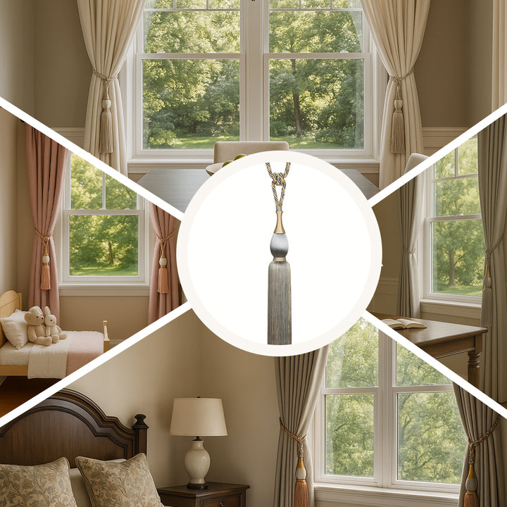 Modern European Luxury Classic Tassel Curtain Tiebacks