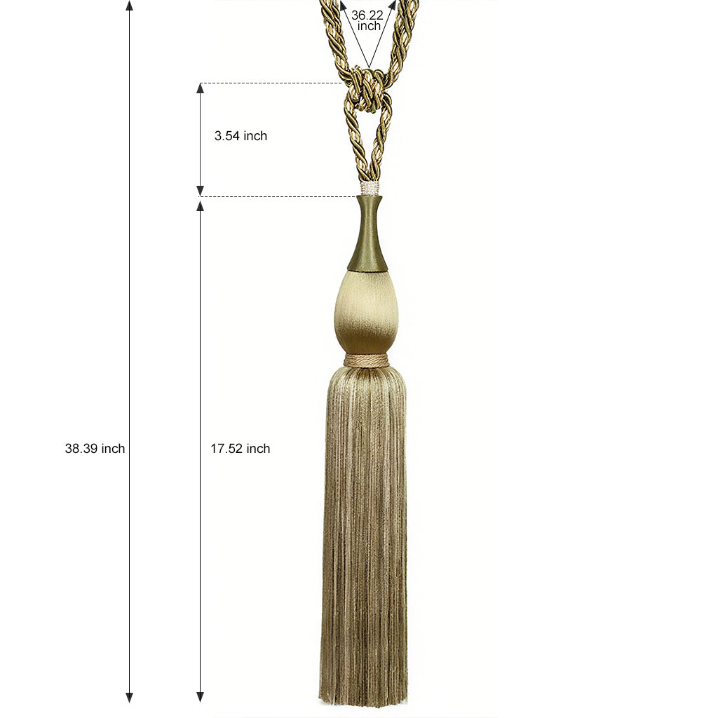Modern European Luxury Classic Tassel Curtain Tiebacks