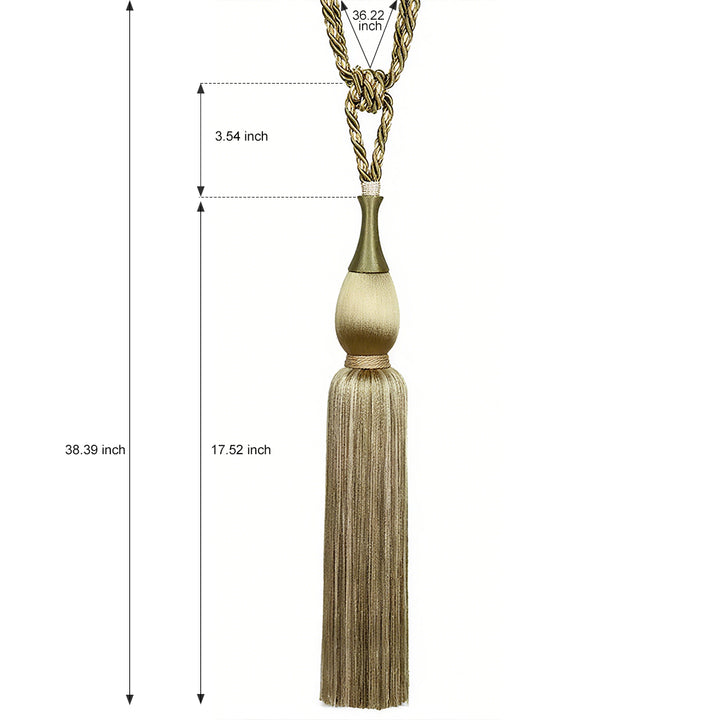Modern European Luxury Classic Tassel Curtain Tiebacks