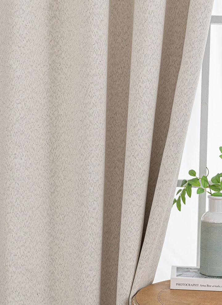 Black tea cheese chenille curtains