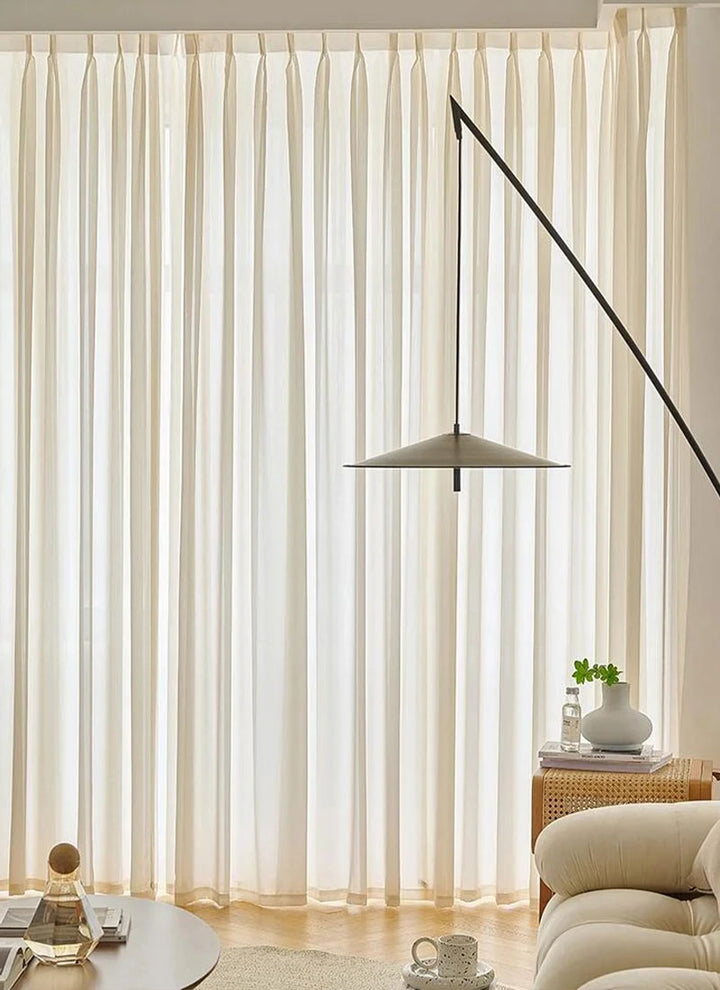 French Sheer Drapes Sheer Curtain for Living Room