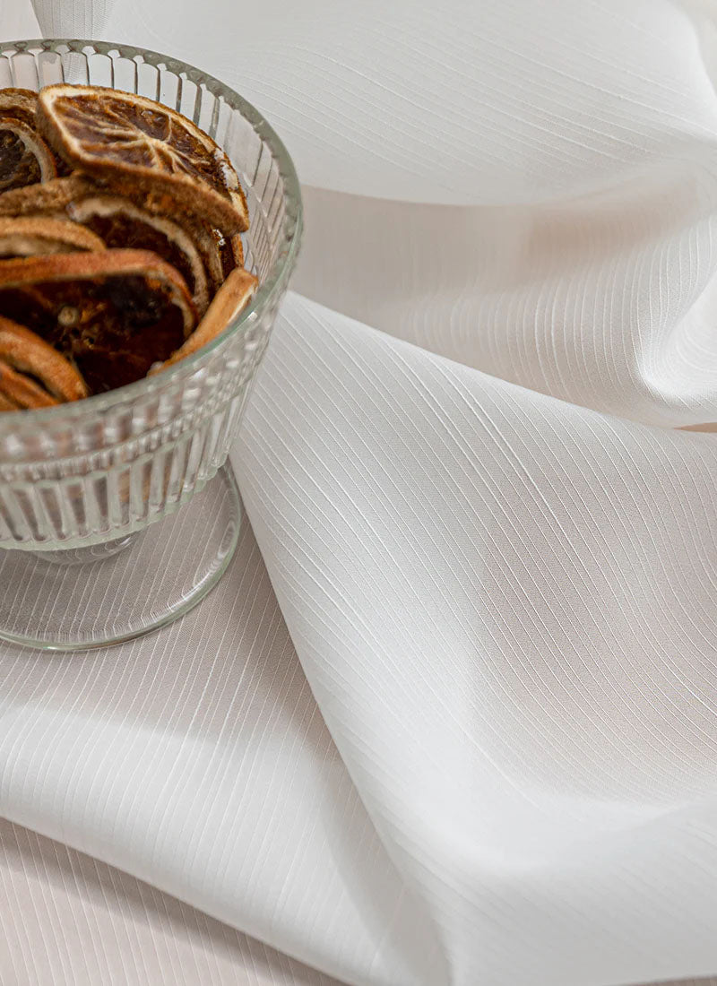 Sheer Curtains - Natural Flax Blend Light Filtering