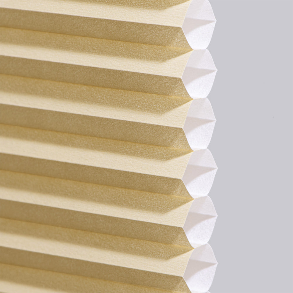 Yellow|Honeycomb curtain fabric sample|S003-1