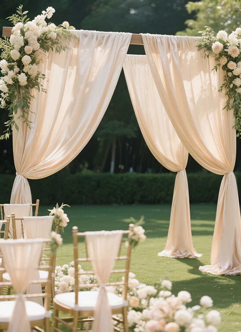 French Sheer Drapes Sheer Curtain for Living Room
