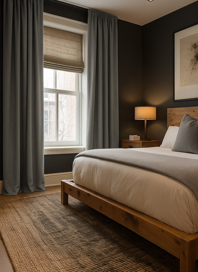 Chenille Custom Curtains for Living & Bed Room