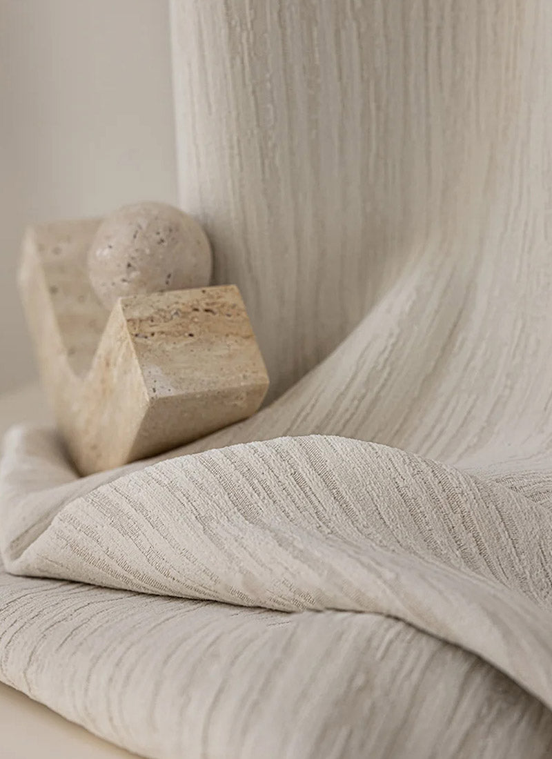 Chenille Textured Blackout Curtains for Bedroom