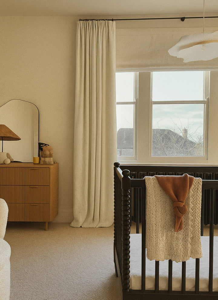 Luxury Blackout Curtains - Dual-Sided Design with Textured Jacquard Fabric