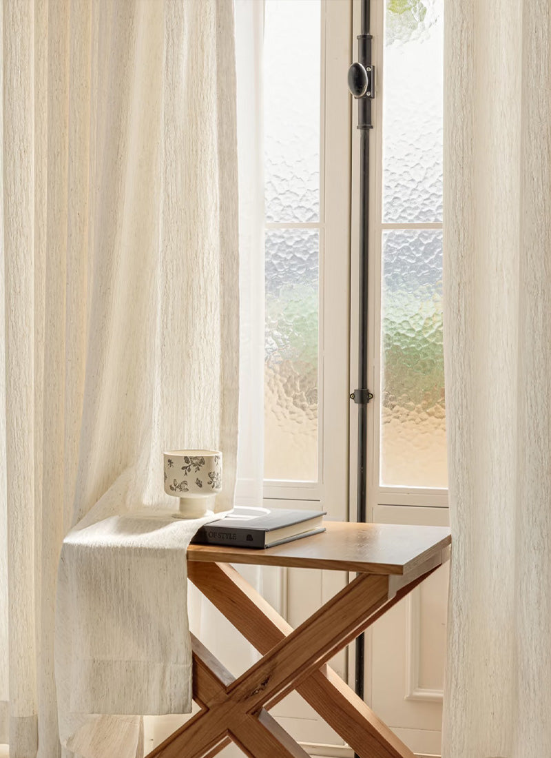 Dreamy Boho Sheer Drapes Sheer Curtains for Living Room