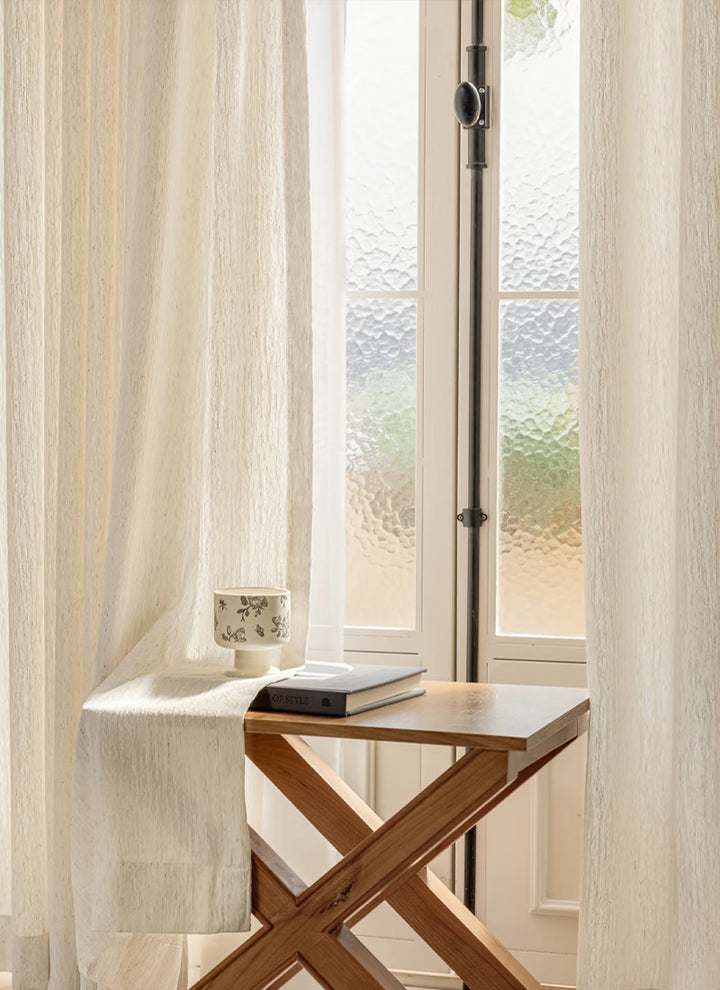 Dreamy Boho Sheer Drapes Sheer Curtains for Living Room