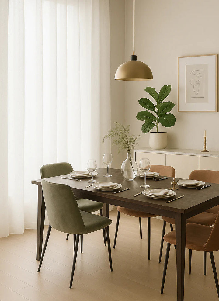 Embroidered Linen Curtains | Nature-Inspired Artistry (non customized)