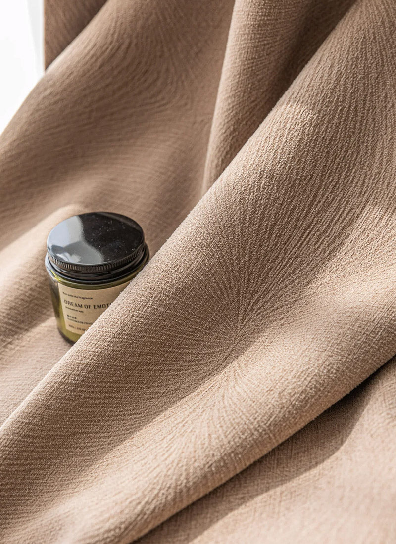 Romantic Jacquard Chenille Blackout Curtains for Living Room