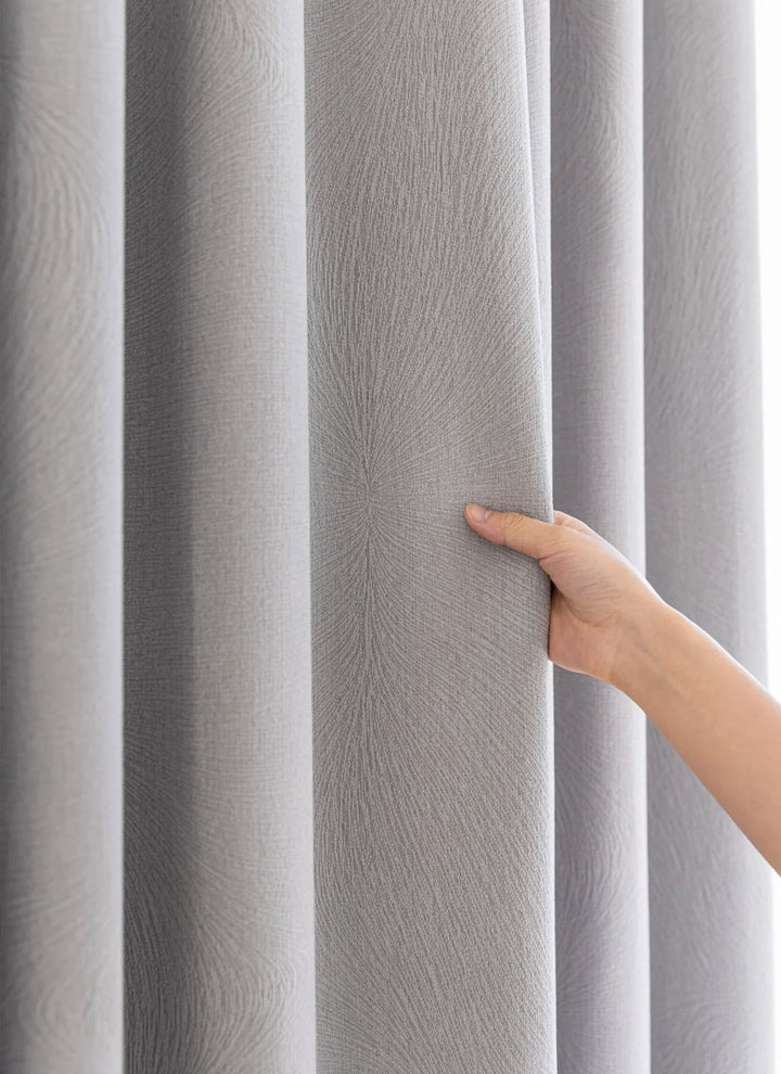 Romantic Jacquard Chenille Blackout Curtains for Living Room