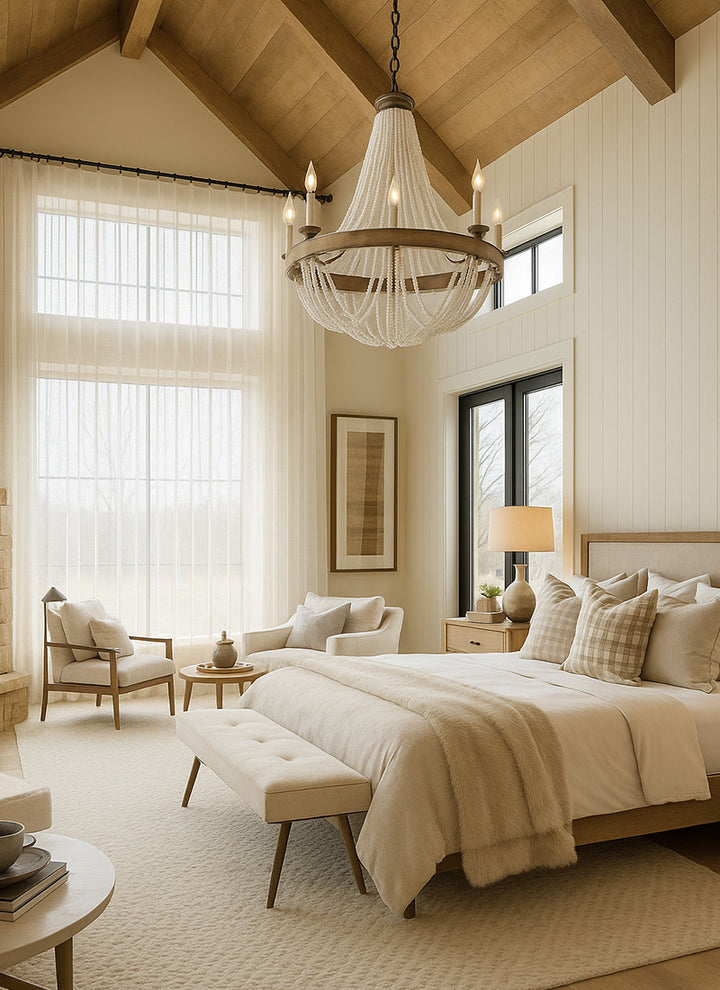 Gauzy Snowflake White Sheer Curtains