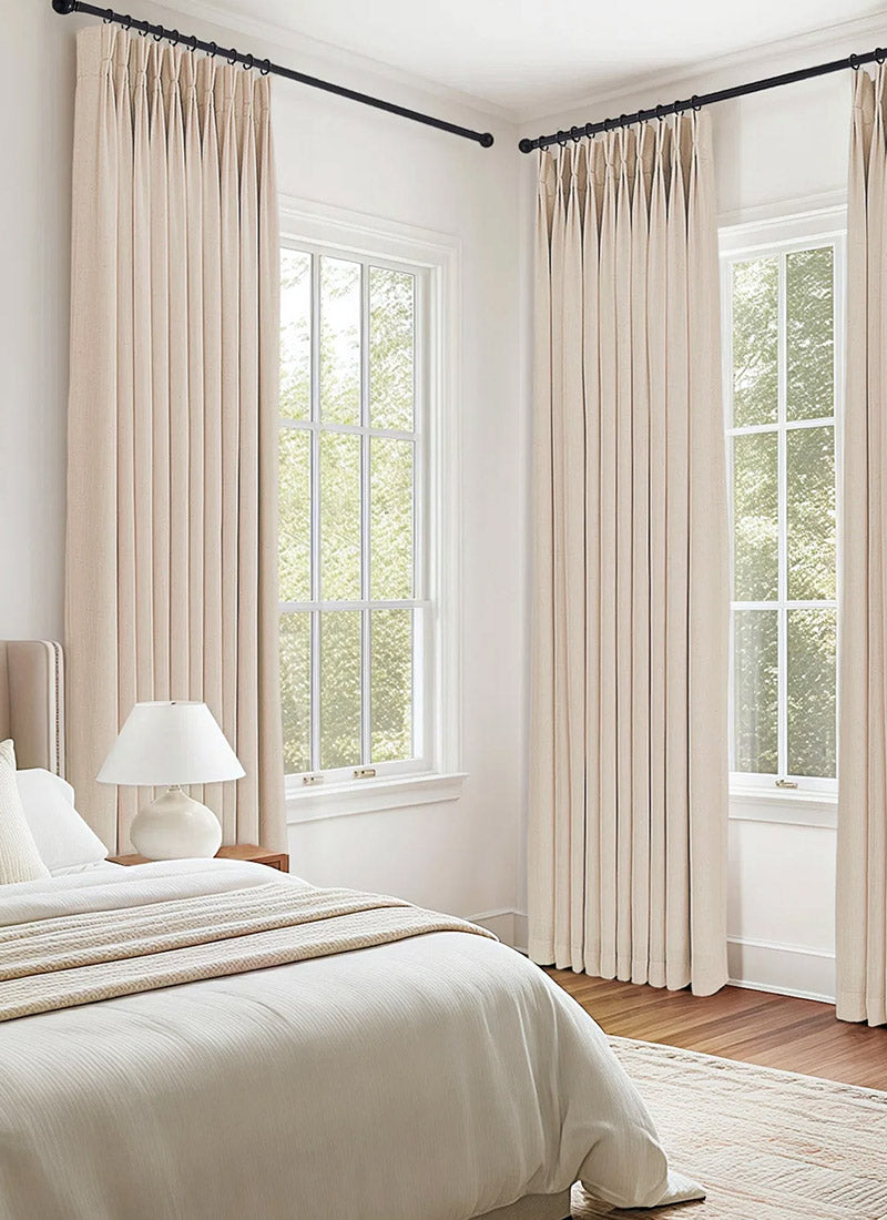 French Luxury Blackout Velvet Jacquard Curtains for Living Room