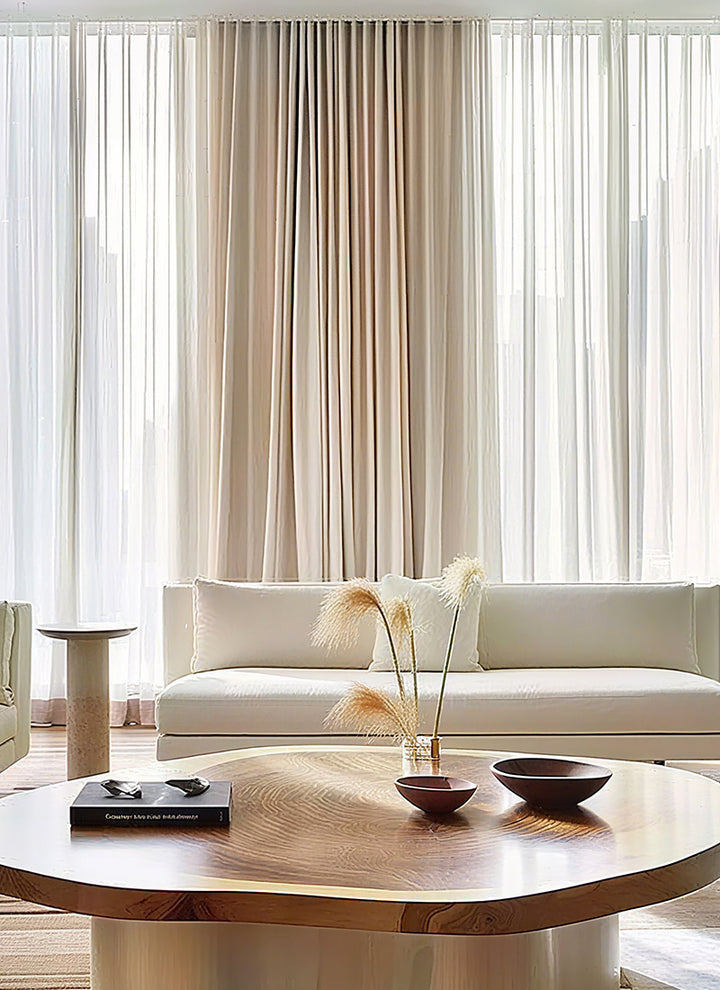French Luxury Blackout Velvet Jacquard Curtains for Living Room