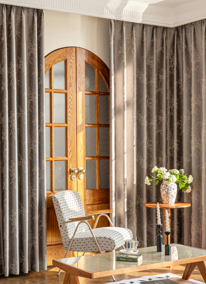 Luxury Jacquard High-Precision Blackout curtains