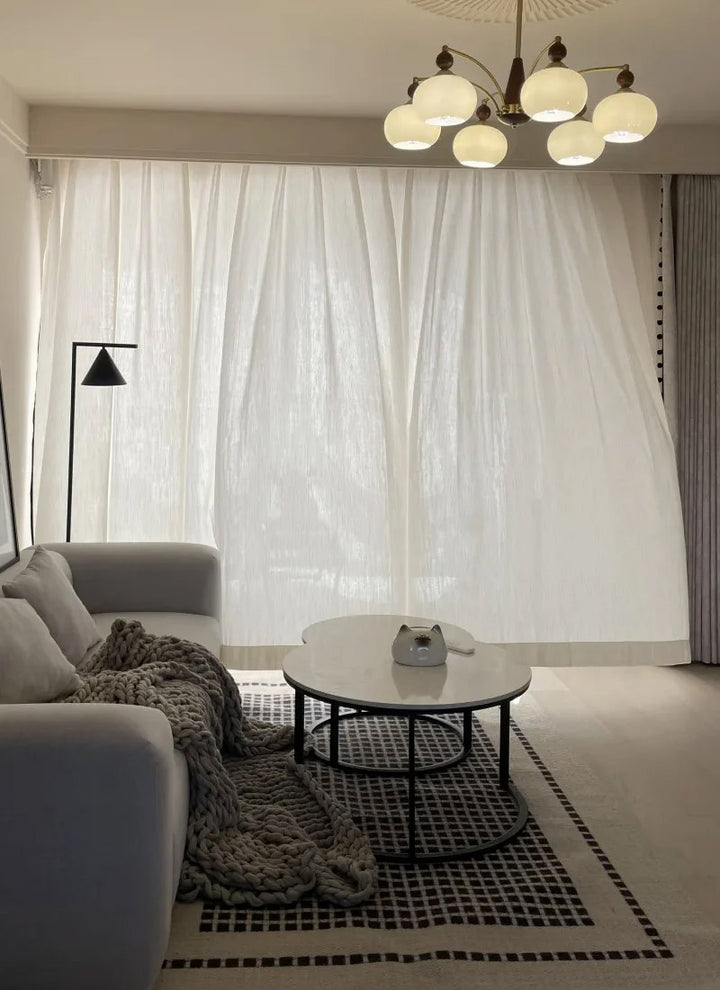 Luxury Linen Curtains - Thermal Insulated for Bedroom & Living Room