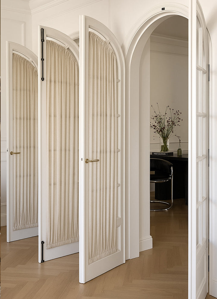 Linen Sidelight French Door Curtains