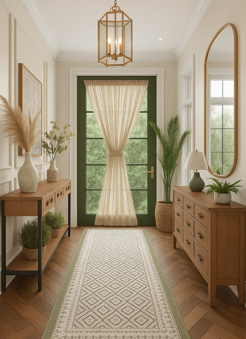 Linen Sidelight French Door Curtains