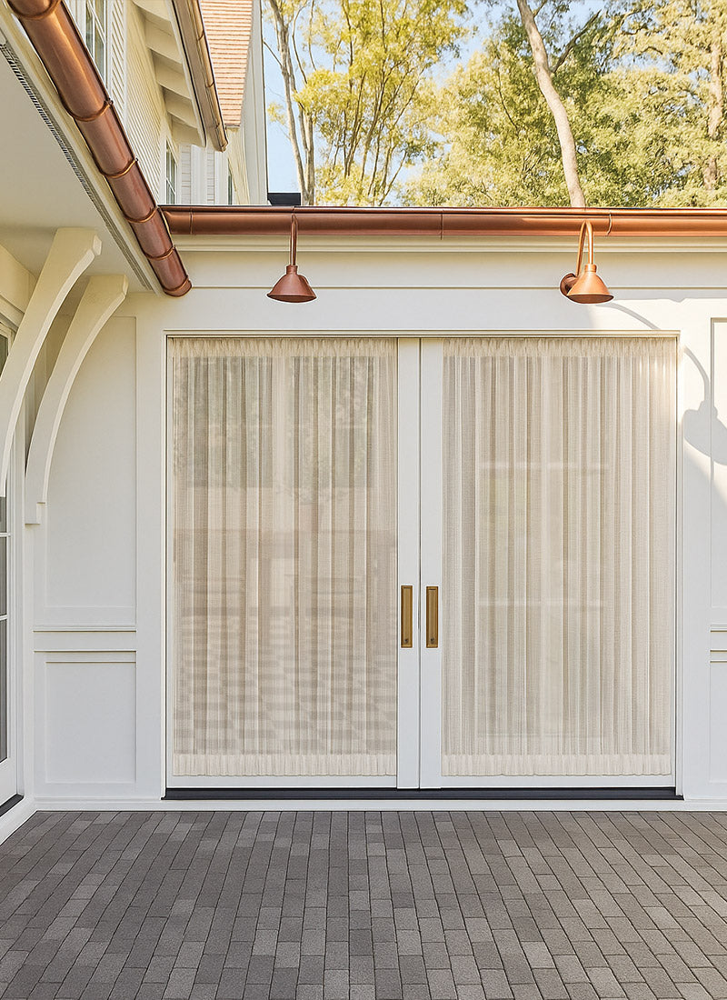 Linen Sidelight French Door Curtains