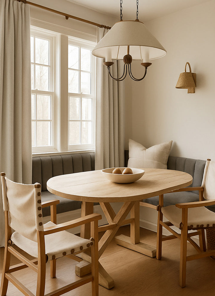 Luxury Grain Curtains: Nature-Inspired Minimalist Style