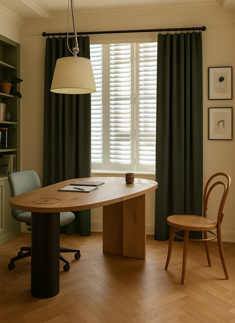 Luxury Grain Curtains: Nature-Inspired Minimalist Style