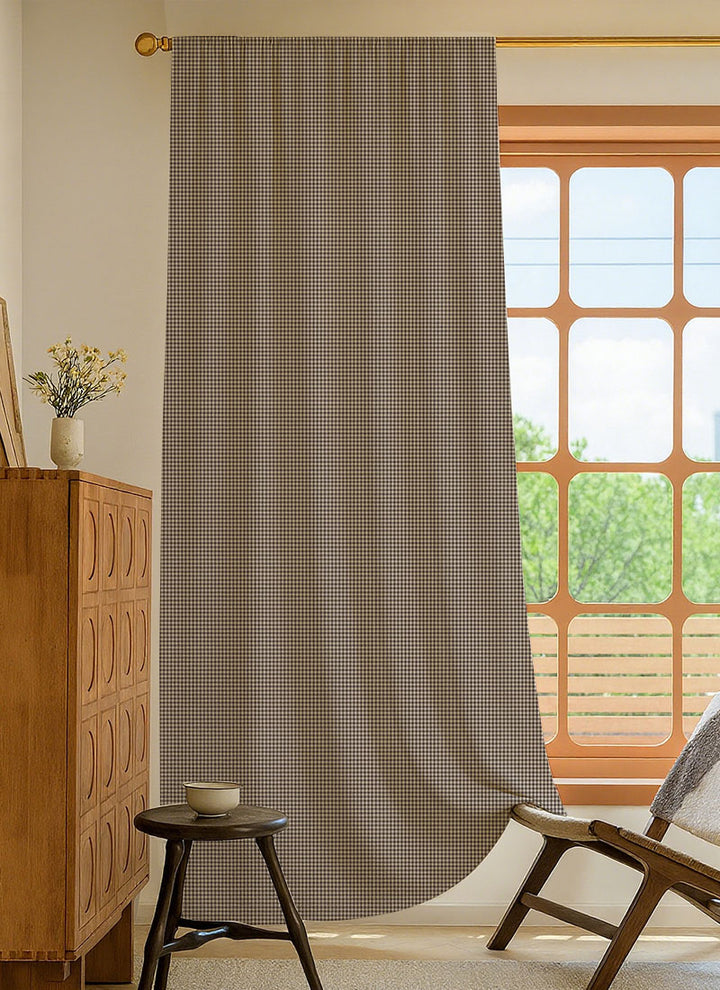 Organic Chenille Blackout Curtains - Breathable Luxury Privacy Curtains for Living Room