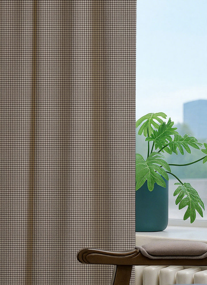 Organic Chenille Blackout Curtains - Breathable Luxury Privacy Curtains for Living Room