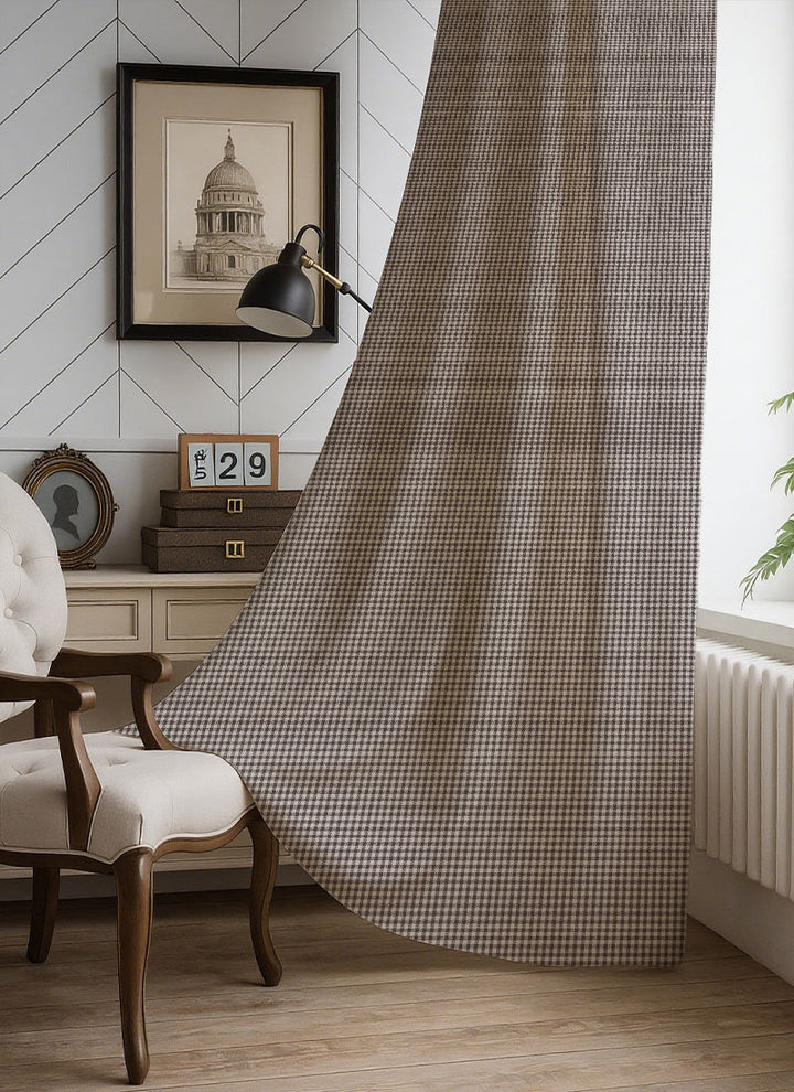 Organic Chenille Blackout Curtains - Breathable Luxury Privacy Curtains for Living Room