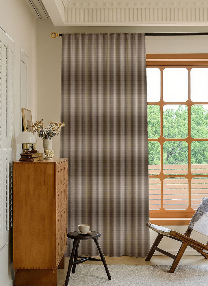 Organic Chenille Blackout Curtains - Breathable Luxury Privacy Curtains for Living Room