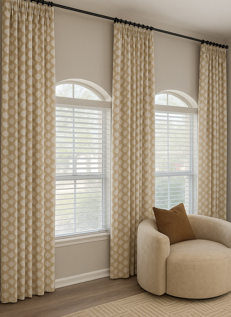 Wool Sheer Curtains for Living Room