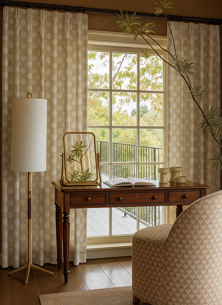 Wool Sheer Curtains for Living Room