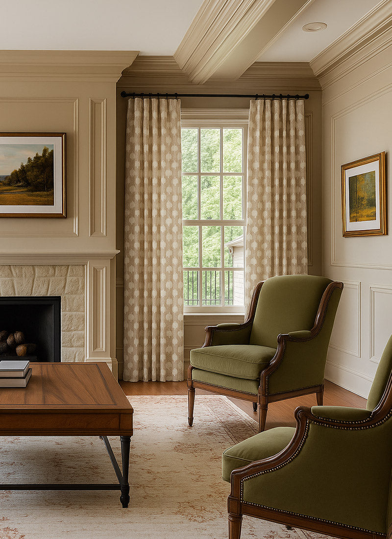 Wool Sheer Curtains for Living Room