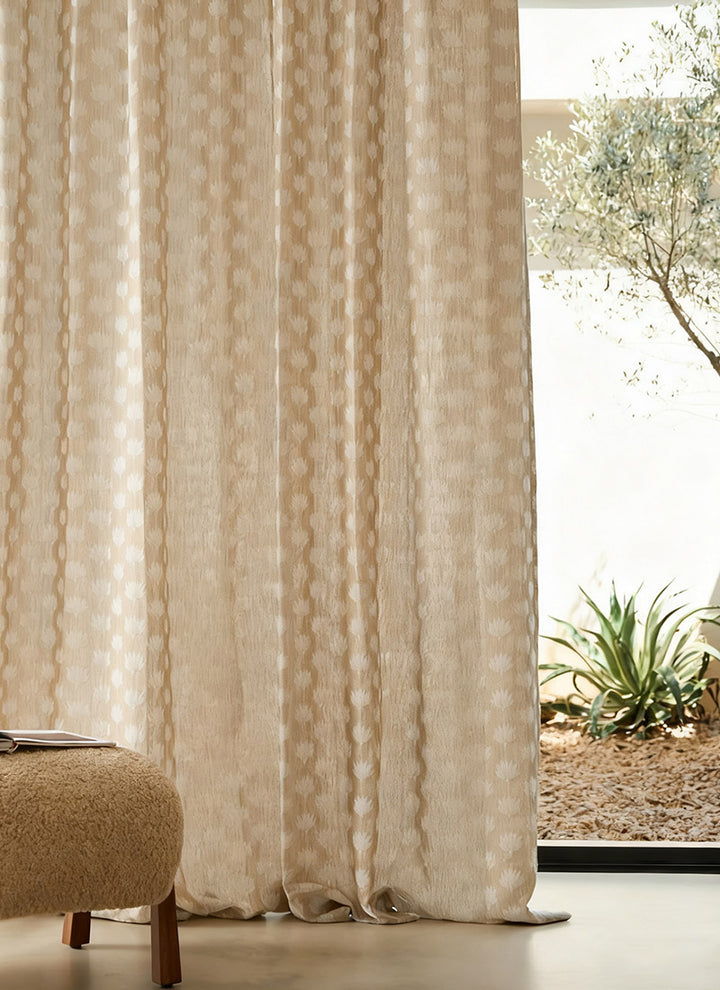 Wool Sheer Curtains for Living Room
