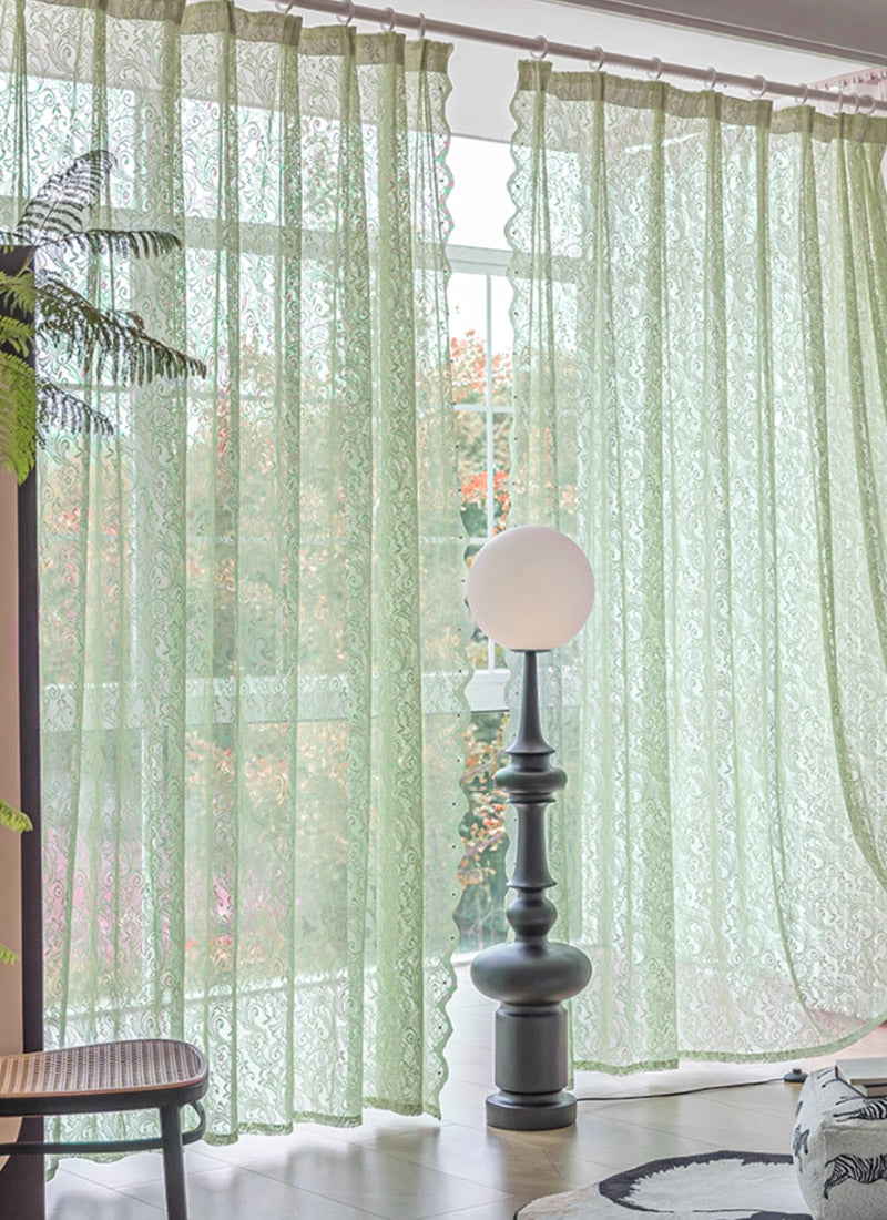 Antique French Lace Curtains